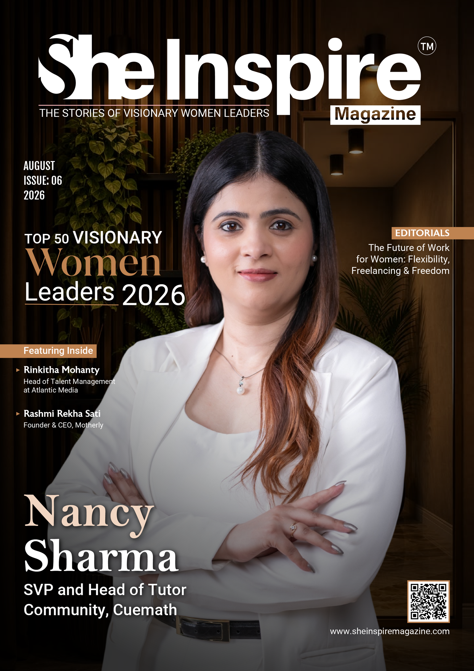 Nancy Sharma — Cover Feature | Visionary Women Leaders Shaping 2026